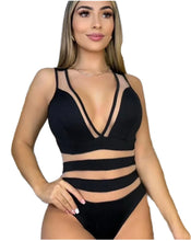 Load image into Gallery viewer, Bodysuits thong Colombians one size M-L jumpsuit pantyblusa sin faja 005