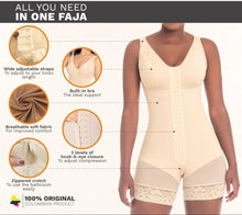 Load image into Gallery viewer, 029 Mid Thigh Body Shaper for Women Powernet Colombian