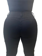 Load image into Gallery viewer, 0320 Jean's Colombianos Cintura Alta levanta cola butt lifter high waist flared tummy control