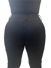 Load image into Gallery viewer, 0320 Jean's Colombianos Cintura Alta levanta cola butt lifter high waist flared tummy control