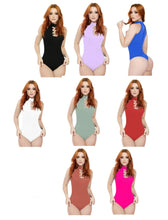 Load image into Gallery viewer, 1540 Bodysuits Tummy control medium compression/ Body's con faja de mediana compresion