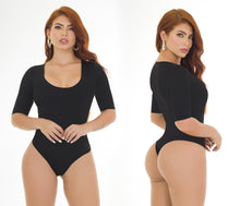 Load image into Gallery viewer, 1602 Basic Bodysuits control thong Body's con faja de mediana tanga compresion Pantyblusa