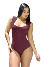Load image into Gallery viewer, Top Bodysuits 1629 Tummy control medium compression Body's con faja de mediana compresion