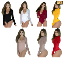 Load image into Gallery viewer, 4319 Bodysuits compression Body's con faja de mediana compresion Pantyblusa