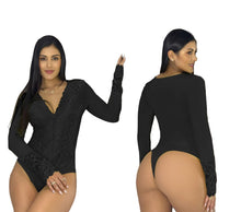 Load image into Gallery viewer, Top Bodysuits 4424 compression Bodys con faja Colombiana de mediana compresion Pantyblusa