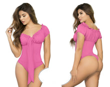 Load image into Gallery viewer, 4626 Top Basic Bodysuits control thong Body's con faja de mediana tanga compresion Pantyblusa