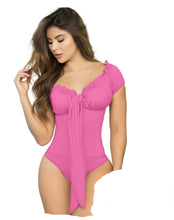 Load image into Gallery viewer, 4626 Top Basic Bodysuits control thong Body's con faja de mediana tanga compresion Pantyblusa