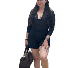 Load image into Gallery viewer, 4654 faux leather Bodysuits compression Body's con faja de mediana compresion Pantyblusa