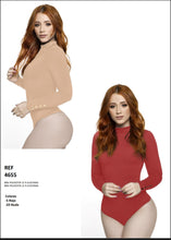 Load image into Gallery viewer, 4655 Bodysuits compression Body's con faja de mediana compresion Pantyblusa