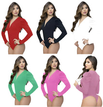 Load image into Gallery viewer, 4657 Bodysuits compression Body's con faja de mediana compresion Pantyblusa
