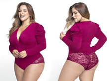 Load image into Gallery viewer, 4657 Bodysuits compression Body's con faja de mediana compresion Pantyblusa