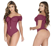 Load image into Gallery viewer, 4720 Bodysuits tummy control body shaper thong pantyblusa