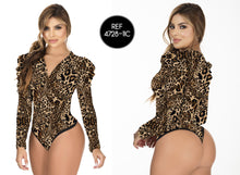 Load image into Gallery viewer, 4728 Bodysuits tummy control compression Body's con faja de mediana compresion Pantyblusa