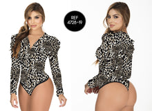 Load image into Gallery viewer, 4728 Bodysuits tummy control compression Body's con faja de mediana compresion Pantyblusa