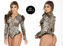 Load image into Gallery viewer, 4728 Bodysuits tummy control compression Body's con faja de mediana compresion Pantyblusa