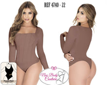 Load image into Gallery viewer, 4740 Bodysuits Tummy control medium compression Body's con faja de mediana compresion