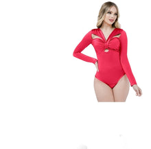 Load image into Gallery viewer, 4820 metalic knit Top Bodysuits Tummy control medium compression Body's con faja de mediana compresion