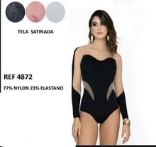 Load image into Gallery viewer, 4872 metalic knit Top Bodysuits Tummy control medium compression Body's con faja de mediana compresion