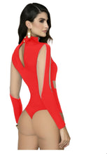 Load image into Gallery viewer, 4872 metalic knit Top Bodysuits Tummy control medium compression Body's con faja de mediana compresion