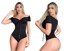 Load image into Gallery viewer, Bodysuits tummy control body shaper thong Colombians one size M-L 5075 3D