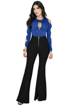 Load image into Gallery viewer, High waist flared push up effect leggings Colombians 522