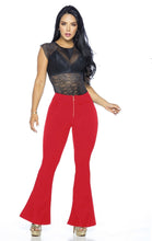 Load image into Gallery viewer, High waist flared push up effect leggings Colombians 522