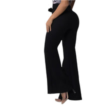 Load image into Gallery viewer, High waist flared push up effect leggings 564