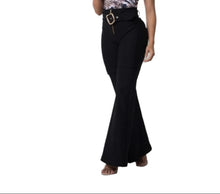 Load image into Gallery viewer, High waist flared push up effect leggings 564