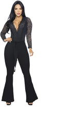 Load image into Gallery viewer, Jumpsuit tummy control butt lifter fashion flared 6086