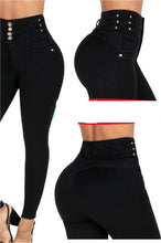 Load image into Gallery viewer, 6409 Jean's Colombianos Cintura Alta levanta cola butt lifter high waist tummy control skinny