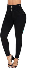 Load image into Gallery viewer, 6409 Jean's Colombianos Cintura Alta levanta cola butt lifter high waist tummy control skinny