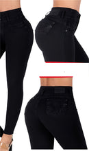 Load image into Gallery viewer, 6604 Jean's Colombianos Cintura Alta levanta cola butt lifter high waist tummy control skinny