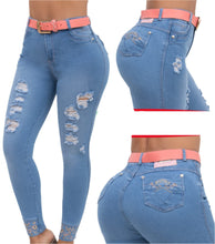 Load image into Gallery viewer, 6701 Colombian High waits butt lifter Jean's Colombianos Cintura Alta Levanta Cola