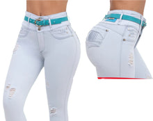 Load image into Gallery viewer, 6715 Colombian High waits butt lifter Jean's Colombianos Cintura Alta Levanta Cola