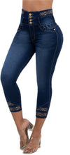 Load image into Gallery viewer, 6718 Colombian High waits butt lifter Jean's Colombianos Cintura Alta Levanta Cola