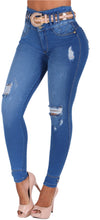Load image into Gallery viewer, 6809 Colombian High waits butt lifter Jean's Colombianos Cintura Alta Levanta Cola