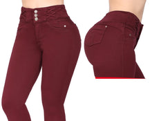 Load image into Gallery viewer, 7011 Colombian High waits butt lifter Jean's Colombianos Cintura Alta Levanta Cola