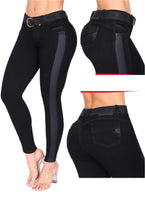 Load image into Gallery viewer, 7106 Colombian High waits butt lifter Jean's Colombianos Cintura Alta Levanta Cola