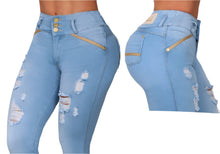 Load image into Gallery viewer, 7411 Jean's Colombianos Cintura Alta levanta cola butt lifter high waist flared