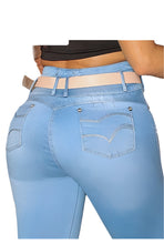 Load image into Gallery viewer, 7501 Jean's Colombianos Cintura Alta levanta cola butt lifter high waist faja