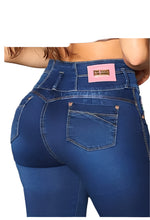 Load image into Gallery viewer, 7502 Jean's Capri Colombianos Cintura Alta levanta cola butt lifter high waist faja