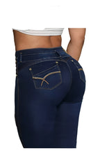 Load image into Gallery viewer, 7807 Jean's Colombianos Cintura Alta levanta cola butt lifter high waist faja