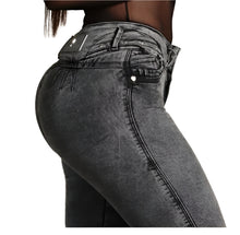 Load image into Gallery viewer, 7905 Jean's Colombianos Cintura Alta levanta cola butt lifter high waist faja tummy control