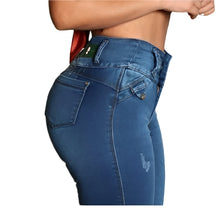 Load image into Gallery viewer, 7909 Jean's Colombianos Cintura Alta levanta cola butt lifter high waist faja tummy control