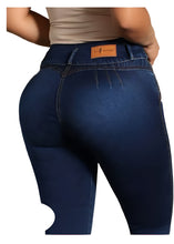 Load image into Gallery viewer, 7912 Jean's Colombianos Cintura Alta levanta cola butt lifter high waist faja tummy control