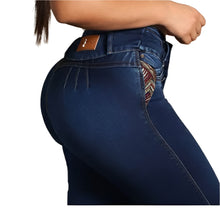 Load image into Gallery viewer, 7912 Jean's Colombianos Cintura Alta levanta cola butt lifter high waist faja tummy control