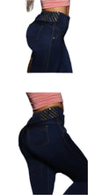 Load image into Gallery viewer, 8005 Jean's Colombianos Cintura Alta levanta cola butt lifter high waist tummy control