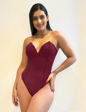 Load image into Gallery viewer, Colombian Bodysuits top control strapless 8012 Body's con faja de mediana compresion Pantyblusa
