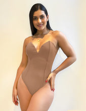 Load image into Gallery viewer, Colombian Bodysuits top control strapless 8012 Body's con faja de mediana compresion Pantyblusa