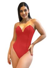 Load image into Gallery viewer, Colombian Bodysuits top control strapless 8012 Body's con faja de mediana compresion Pantyblusa